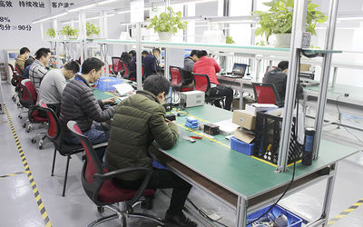 LinkAV Technology Co., Ltd Fabrik Produktionslinie