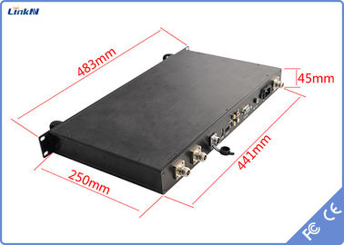 COFDM-Videoempfänger HDMI SDI CVBS Fahrzeug-brachte 1-RU 2-8MHz Bandbreiten-niedrige Verzögerung an