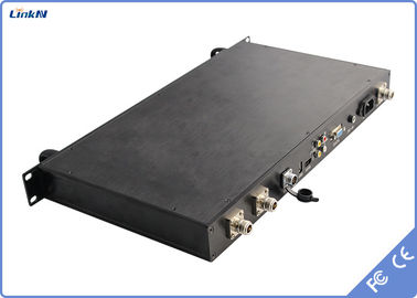 Schroffe Bandbreiten-niedrige Latenz des Gestell-1U des Berg-COFDM Videodes empfänger-HDMI SDI CVBS DC-12V 2-8MHz
