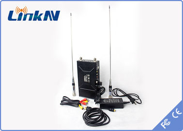 Körper-abgenutzter Polizei-Videoübermittler-lange Strecke COFDM QPSK HDMI u. Verschlüsselung CVBS AES256 batteriebetrieben