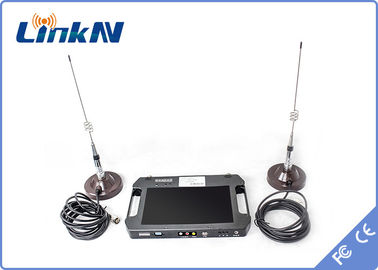 Niedrige Verschlüsselung Polizei-Mini Covert Video Transmitters COFDM der Verzögerungs-H.264 hohen Sicherheits-AES256 batteriebetrieben