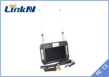 Tragbare COFDM-Videoempfänger-Doppel-Antennen-Verschiedenartigkeits-Aufnahme-hohe Empfindlichkeit mit Anzeige und Batterie