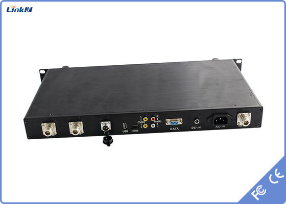 Schroffer Fahrzeug-Berg FHD Videoempfänger HDMI SDI CVBS COFDM AES256 300-2700MHz