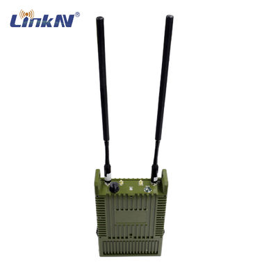 Militärische taktische Multihop-82Mbps MIMO 10W hohe Leistung AES Enrcyption IP66 MESH Radio mit Batterie