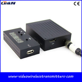 1km Mini-COFDM Videoübermittler für Verschlüsselungs-niedrige Latenz der Polizei-verborgene Untersuchungs-AES256