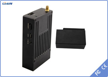 Niedrige Verschlüsselung Poiice-Detektiv-Hidden Video Transmitters COFDM der Verzögerungs-H.264 hohen Sicherheits-AES256 batteriebetrieben