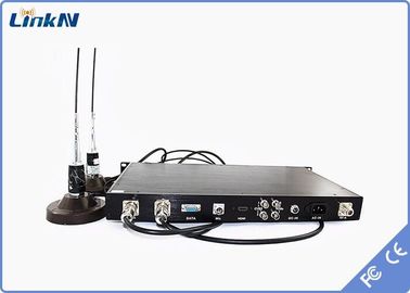 Schroffe Fahrzeug-angebrachte antennen-niedrige Militärverzögerung der COFDM-Empfänger-HDMI SDI hohe Doppelsicherheits-AES256 Encrytpion