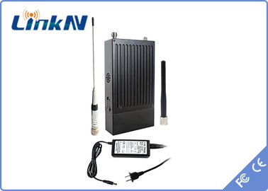 LKAV1605 COFDM Videotransmitter QPSK HDMI &amp; CVBS H.264 Niedrigverzögerung AES256 Verschlüsselung mit Batterie