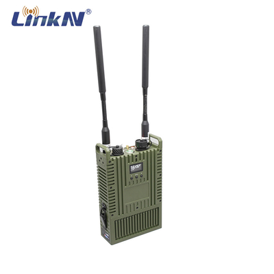 Taktischer LCD-Indikator Verschlüsselung IP MESH Radio 4W MIMO Video Data 4G GPS/BD PPT WiFi AES batteriebetrieben