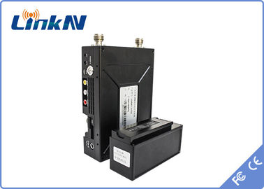 LKAV1605 COFDM Videotransmitter QPSK HDMI &amp; CVBS H.264 Niedrigverzögerung AES256 Verschlüsselung mit Batterie