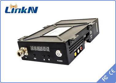 Videoübermittler COFDM HDMI Manpack u. CVBS Verschlüsselungs-niedrige Latenz hoher Sicherheits-AES256 batteriebetrieben