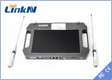 Tragbare Videodes empfänger-COFDM hohe Verschlüsselung Empfindlichkeits-Doppel-Antennen-Verschiedenartigkeits-der Aufnahme-AES256