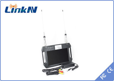 COFDM-Empfänger FHD mit Batterie und Farbbildschirm Hochempfindlichkeit Dual-Antennen AES256 DC 12V