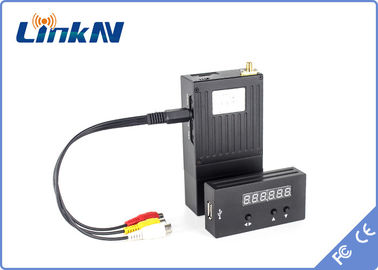 Mini Hidden Video Transmitter für niedrige Verschlüsselung der polizeilichen Untersuchung COFDM der Verzögerungs-H.264 hohen der Sicherheits-AES256