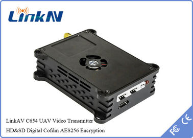 LKAV1614 Drohne Datenverbindung UAV HD/CVBS Videotransmitter AES256