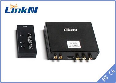 10km Brummen-Videoverbindung HDMI u. Verschlüsselungs-niedrige Latenz CVBS COFDM H.264 AES256