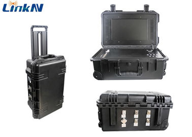 COFDM-Videoreceiver mit Batterie und Display AES256 Verschlüsselung 4-Kanal IP65