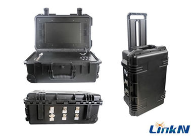 4-Channel IP65 taktischer COFDM Videoempfänger mit Batterie-u. der Anzeigen-AES256 Verschlüsselung