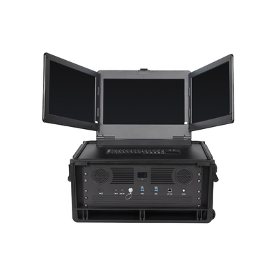 Drei-Bildschirm-Befehlsstation 43dBm MANET FHSS IP Mesh Radio
