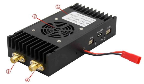 Drohnen-Videoübertragungssystem mit geringer Verzögerung von 10 ms und flexibler HDMI/Ethernet-Videoübertragung