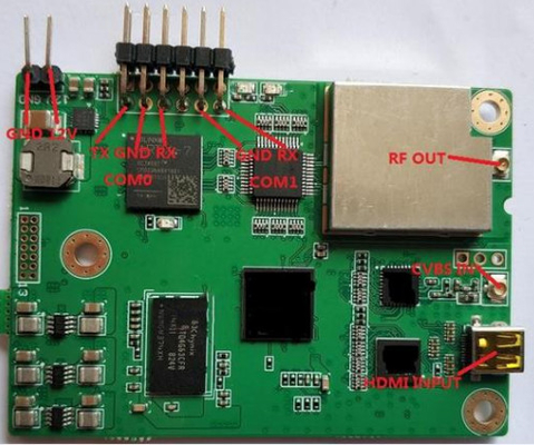 LKAV6101 AES256 20km MIMO UAV Datenverbindung PCBA für Kundenanforderungen