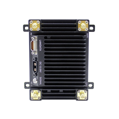 Langstrecken-Mini-UAV-Videodatenverbindung FHSS MANET AES256 Empfängehäufigkeit -100 dBm 2,5 MHz Bandbreite 2,5/5,0/10,0/20,0 MHz