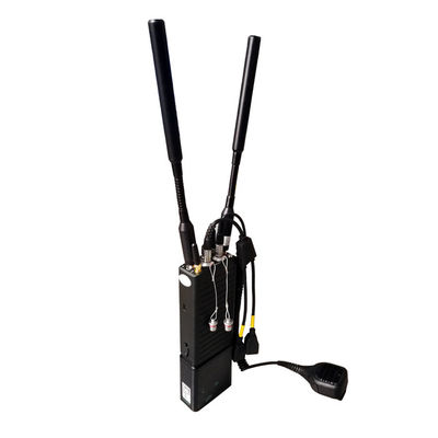 Taktische Leistungsabgabe AES256 80Mbps 350MHz-4GHz IP MeSH Radio Video Voice Intercom 4W kundengerecht