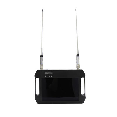 COFDM-Empfänger FHD mit Batterie und Farbbildschirm Hochempfindlichkeit Dual-Antennen AES256 DC 12V