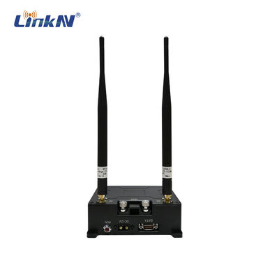 Polizei Militär-UAV-Datenverbindung 10km IP-MASCHE Radioüberspringen- mehrerer knotenhohe Bandbreite AES DC12V-24V