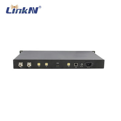 LKAV3307 Militärische drahtlose Kommunikation 1U Rack Mount 4W MIMO FHSS Outdoor IP MESH Radio