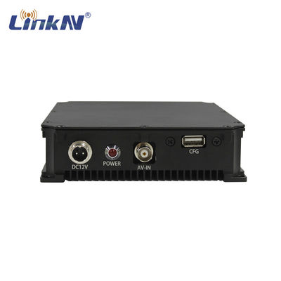 Drahtlose analoge NTSC PAL Video Transmitter COFDM QPSK AES Verschlüsselungs-niedrige Verzögerung 300-2700MHz UGV