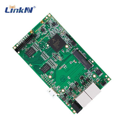 Wirtschaft taktischer IP-MESH Radio Verschlüsselung DCs 7V-48V Soem-Modul-5GHz 1W MIMO AES Leichtgewichtler
