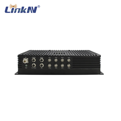LKAV1650 robuster unbemannter Bagger UGV 8-CH Videotransmitter 1-3km NLOS Niedrigverzögerung FHD DC 18-32V